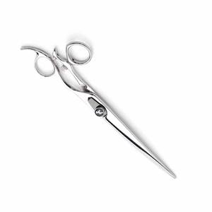 กรรไกรตัดขนสัตว์เลี้ยงแบบมืออาชีพกรรไกรเล็มกระจกแบบตรงมีคม7.0นิ้ว - Product Image 5