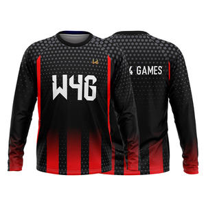 Custom <b>Men's</b> Compression Workout Top Solid Color Breathable Moisture Wicking Four Way Stretch Skinny Fit Custom Logo <b>Shirt</b> - Product Image 6