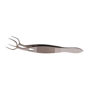 Pinzas de Fijación Corneal Kremer de Acero Inoxidable, Instrumentos Médicos Quirúrgicos Oftálmicos, Duraderas para Córnea, Retina y Cataratas - Product Image 1