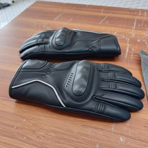 Leather Waterproof Breathable Motocross Motorcycle Riding <b>Gloves</b> <b>Touch</b> <b>Screen</b> UV Protection Non-Slip Full Finger Outdoor Sports - Product Image 6