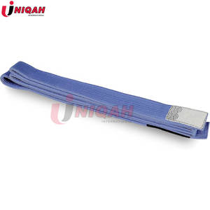 Venta al por mayor de alta calidad 100% algodón Karate Judo Jiu Jitsu cinturón personalizado artes marciales desgaste - Product Image 6
