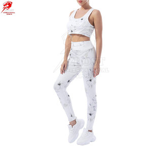 Nuevo conjunto de yoga para mujer, de material duradero y cómodo, para diseño personalizado de ropa deportiva para entrenamiento. - Product Image 5