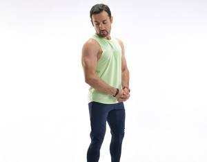 Ropa cómoda para correr para hombre de buena calidad, camiseta sin mangas para hombre, ropa deportiva sin mangas, camiseta sin mangas para entrenamiento para hombre, ropa informal al por mayor - Product Image 6