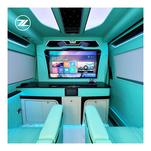 Furgone Executive |   Hiace 7 Posti Automatico a Benzina Guida a Sinistra Fari LED Cabina <span class=keywords><strong>Blu</strong></span> con Divisorio Completo - Product Image 1