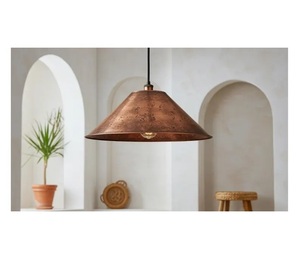 โคมไฟแขวนทำจากทองแดงสำหรับตกแต่งโรงแรมบูติกส่งตรงจากโรงงาน - Product Image 1