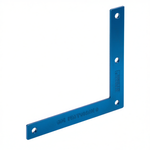 VORMANN Blue Zinc-Plated Steel <b>Corner</b> Bracket 120 X 120 mm Length 20 mm Width 2.0 mm Thickness for Shelving <b>Units</b> Pack of 20 - Product Image 3