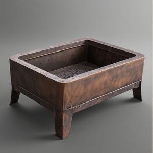 Modern Metal Firepit Built for Backyard Patio Heating <b>Wood</b> <b>Burning</b> Powder Coated Finish Offering Balanced <b>Fire</b> Long-Term - Product Image 4
