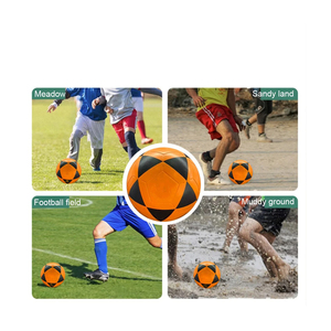 Ballon de football officiel de taille 5 léger en PU TPU cousu à la machine avec logo personnalisable à collage thermique - Product Image 4