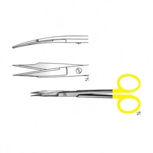 Tijeras Dentales Quirúrgicas de Acero Inoxidable, Afiladas, con Certificación CE, Tijeras TC para Cortar Coronas, Rectas y Curvas, Manuales, Ligeras - Product Image 4