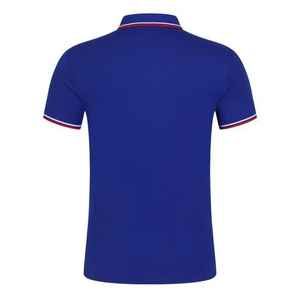 Camiseta Polo blanca de manga corta para hombre con logotipo personalizado para trabajo nueva moda de verano estilo informal técnica bordada sólida - Product Image 6