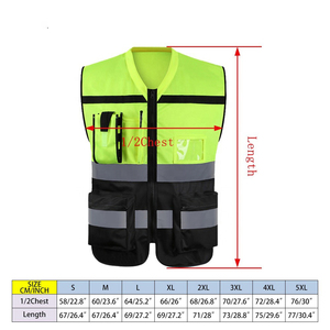 Chaleco de Seguridad para Construcción con Logotipo, Cinta Reflectante de Alta Visibilidad, Chaleco de Advertencia para Hombre, el Mejor Chaleco de Seguridad - Product Image 4