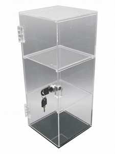 กล่องโชว์อะคริลิกใสแบบล็อคได้ปลอดภัยและมีสไตล์เพื่อปกป้องสมบัติของเด็กขณะที่เพิ่มการตกแต่งห้อง - Product Image 3