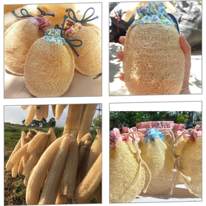 Bolsa de lufa perfumada simple para esponjas y depuradores de cepillos de baño - Product Image 3