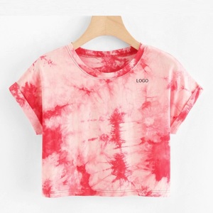 Casual moda sin mangas mujeres Crop Top camisetas verano prendas de vestir exteriores 100% algodón elegante cuello redondo Crop Top camisetas - Product Image 4