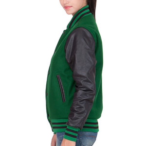 Chaqueta universitaria de alta calidad para mujer, ropa informal con tu logotipo, chaquetas universitarias de equipo hechas a medida de fábrica para mujer - Product Image 5