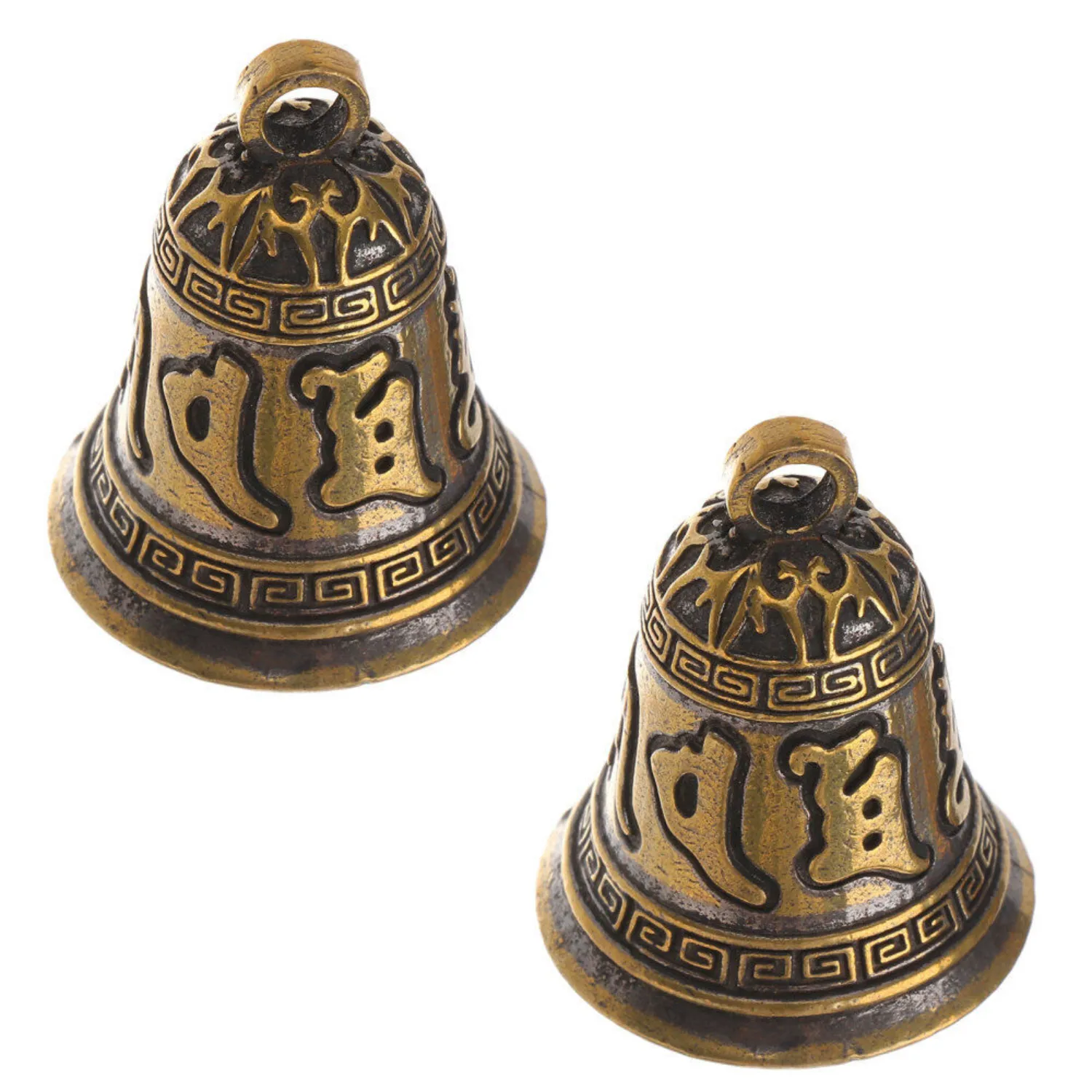 Top Quality Designer Handmade Vintage Style Brass Bell For Home Decorative Temple And Brass Pooja Bell Brown Color Shiny Look