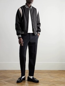 Vestes d'université brodées avec motif personnalisé de qualité supérieure pour hommes/vestes d'université pour hommes à 2 poches latérales personnalisées pour hommes à vendre - Product Image 2