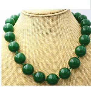 Nouveauté, collier ovale en résine perlée, mode indienne, bijoux pour femmes, qualité supérieure en provenance d'Inde, collier ovale en résine court vert brun - Product Image 2
