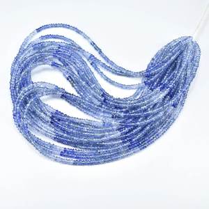 ลูกปัด tanzanite ธรรมชาติไล่เฉดสีแบบออมเบรเหลี่ยมเพชรพลอยลูกปัดอัญมณีหลวมขายส่งสำหรับทำเครื่องประดับสร้อยข้อมือสร้อยคอ - Product Image 3