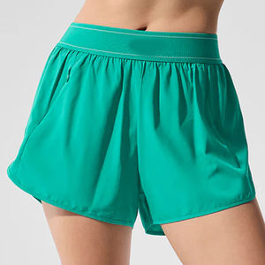 Short décontracté élégant pour femmes avec cordon de serrage à la taille, coupe confortable, tissu Oxford léger pour la marche en plein air en été - Product Image 4