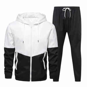 Vente en gros de survêtements pour hommes de haute qualité avec logo personnalisé de haute qualité pour hommes Survêtements de sport à fermeture éclair pour hommes - Product Image 1