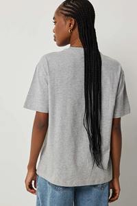 Camiseta gráfica de gran tamaño para mujer de calidad superior, ajuste holgado, estampado de invierno, tejido Digital personalizado, tela de algodón 100% transpirable - Product Image 2