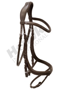 Brida marrón de calidad superior Venta caliente Sillín de cuero de caballo anatómico Acolchado duradero para una excelente equitación Excelente - Product Image 2