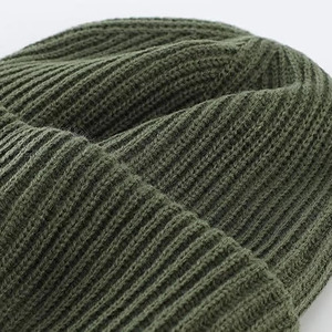 Gorro de punto OEM con logotipo, nuevo diseño personalizado, gorro de moda de alta calidad, gorro liso de color sólido - Product Image 6