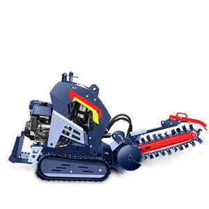 K-maxpower Максимальная глубина 600 мм EPA бензиновая ширина 100 мм самоходная гусеничная бензопила траншеекопатель - Product Image 4