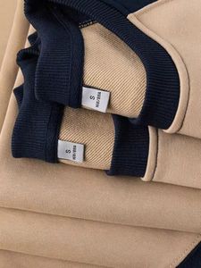 Sudadera de cuello redondo de manga raglán de bloque de dos colores de peso pesado para hombre, Jersey informal, sudadera básica cómoda, sudaderas con capucha - Product Image 3