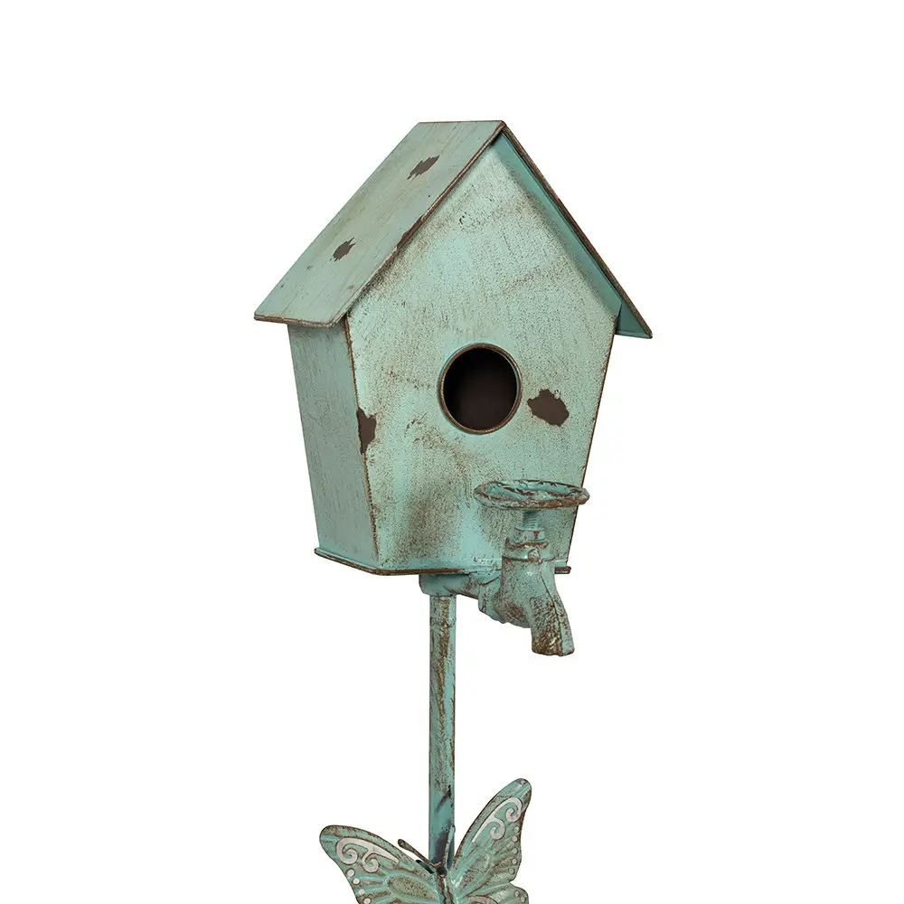 Nouvellement arrivée maison d'oiseau avec fer métal et sarcelle fini pour la maison Pet utilise la maison par les exportateurs indiens bas prix