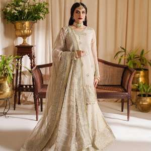 Attractive Chinon Sequence Embroidery Work Top <b>Sharara</b> With Dupatta Heavy Sequence Embroidery Work Top With Full Sleeve - Product Image 1
