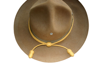 Nouveau fournisseur fabrique des cordons de cavalerie 100% polyester coton pour chapeaux de campagne, reproduction pré-dessinée de cordons de style Seconde Guerre mondiale