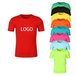 เสื้อยืด180 GSM สำหรับผู้ชายเนื้อผ้าถักระบายอากาศได้ดีพิมพ์ลายสกรีนได้กำหนดเอง2025ได้อย่างรวดเร็วผ้าโพลีเอสเตอร์/ ผ้าฝ้าย - Product Image 3