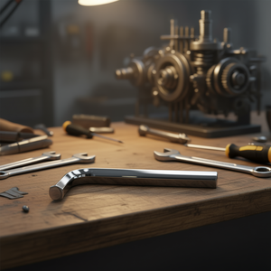 Llaves Hexagonales Curvadas Cromadas - Product Image 3