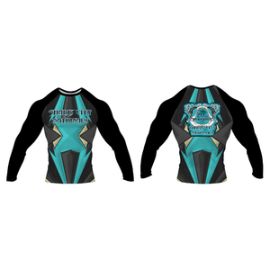 Camiseta Rashguard sublimada personalizada de primera calidad impresa con su propio diseño Guard Shirt - Product Image 3
