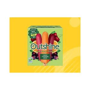 Mini paletas de frutas congeladas Outshine, deliciosos bocaditos de frutas para fiestas - Product Image 1