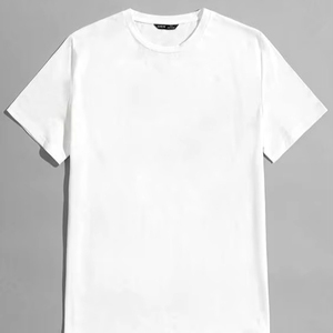 T-shirts pour hommes Conception de logo personnalisé T-shirt à manches courtes décontracté à la mode quotidienne pour hommes quantité minimale de commande bas Fabriqué en micro-fibre de lait - Product Image 1