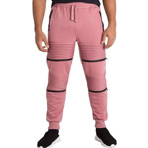 กางเกงวอร์มทรงหลวมสำหรับผู้ชายสำหรับใส่ไปยิมกางเกงกีฬาแบบปรับแต่งได้พร้อมปลอกยางยืดใส่สบาย - Product Image 4