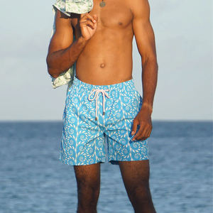 Short de bain personnalisé de haute qualité pour hommes Short de bain à séchage rapide avec décorations à glissière Logo avant Maillots de bain de plage pour le surf - Product Image 2