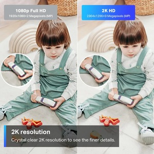 Tplink tapo 2K กล้องรักษาความปลอดภัยในร่ม, วิสัยทัศน์กลางคืน, สีดำ (C111 tapo) - Product Image 4