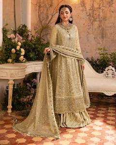 ชุดแต่งงานแบบเป็นทางการใหม่ สไตล์ปากีสถาน ขนาดตามสั่ง ชุดมุสลิมสำหรับผู้หญิง พร้อมลายปัก ดีไซน์แบบอินเดีย สำหรับผู้หญิง WS INTERNATIONAL - Product Image 4