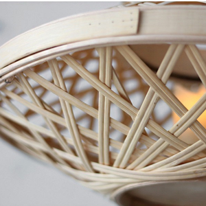 โคมไฟเซรามิกหวายไม้ไผ่ทำด้วยมือโคมไฟตั้งพื้นสำหรับงานแต่งงานของตกแต่งบ้านสไตล์อีสเตอร์ - Product Image 5