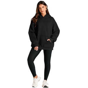 Premium pullover HOODIE heavyweight fleece mujeres pullover hoodies - Product Image 3
