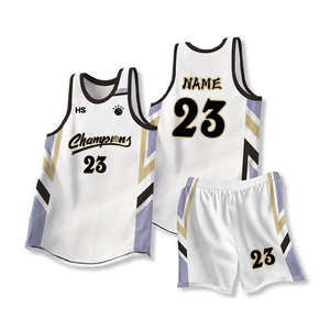 100% polyester maillot de basket-ball à séchage rapide pas cher prix vêtements de sport uniforme de basket-ball à séchage rapide pour hommes - Product Image 5