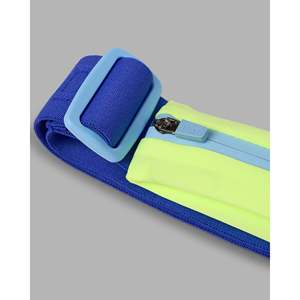 กระเป๋าใส่ของสำหรับวิ่ง Rep Run Belt 2.0-Lime Glo-Power Cobalt - Product Image 3