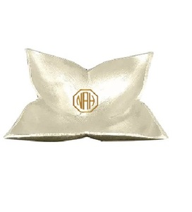 Plato de servicio de aluminio de lujo, bandeja de desayuno única para uso doméstico, decoraciones de boda elegantes, mesa ecológica - Product Image 1