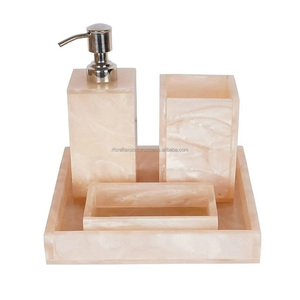 ชุดอุปกรณ์ห้องน้ำเรซินออกแบบทันสมัยสำหรับโรงแรมสำหรับอินเดีย RF - Product Image 5