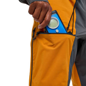 Pantalones de snowboard de hombre con diseño de bloque de color personalizado de cintura alta/pantalones de snowboard de tela cómodos y transpirables - Product Image 6