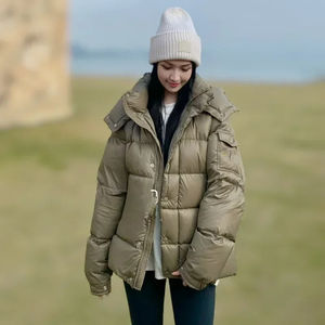 Chaqueta acolchada personalizada Unisexthe North, chaqueta de plumón de algodón con cara de mujer, chaquetas transpirables para hombre - Product Image 4